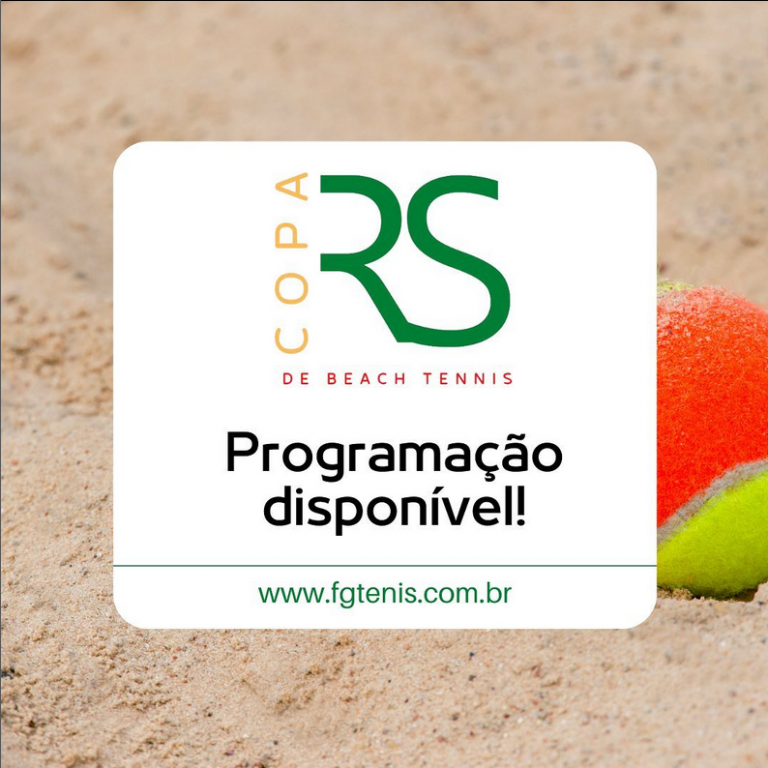 3ª etapa da Copa RS de Beach Tennis/Zona Norte começa nesta sexta-feira em Porto Alegre