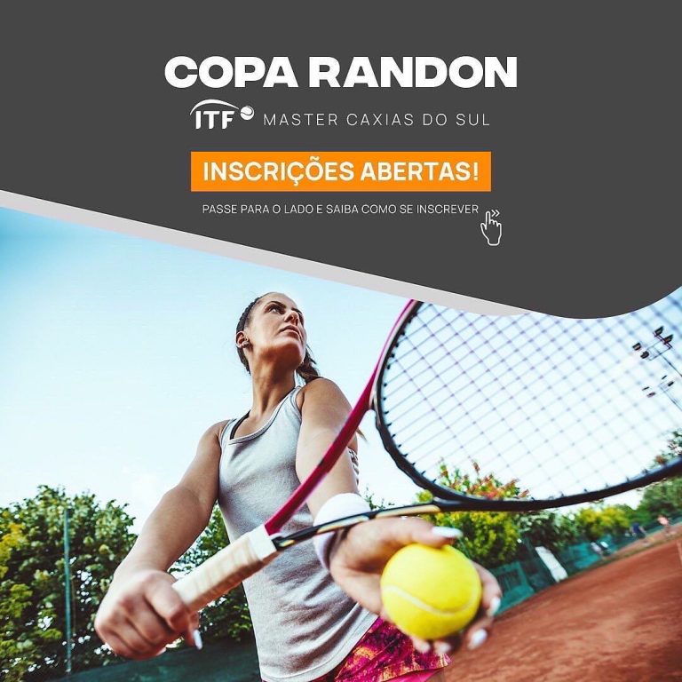 Inscrições para a Copa Randon ITF Master Caxias do Sul já estão abertas!