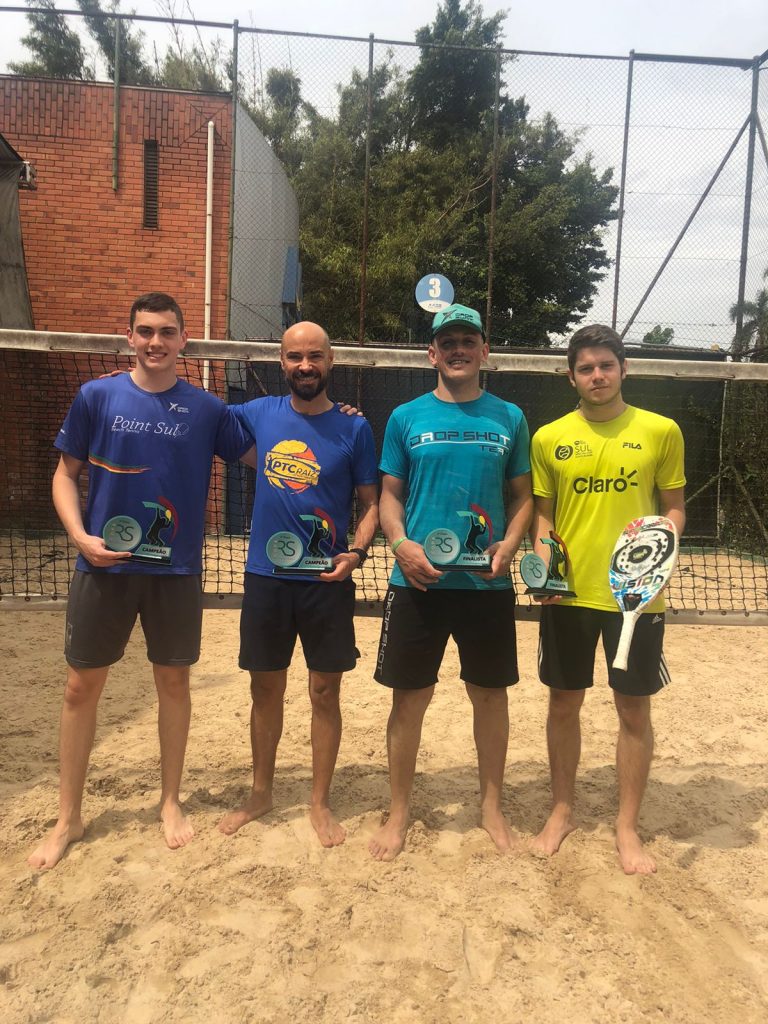 Definidos os campeões da 4ª etapa da Copa RS de Beach Tennis/Zona Sul de Poa