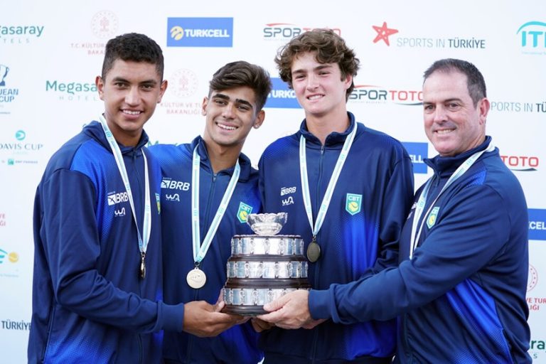 Trio campeão da Copa Davis Júnior ganha convite para o Lajeado Open